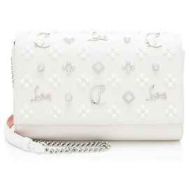 Portafoglio con catena Christian Louboutin Leather Loubinthesky Paloma