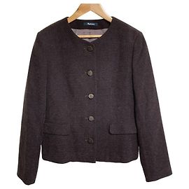 Autre Marque Chaqueta sin cuello Aquascutum