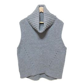 Autre Marque Jersey sin mangas de cuello alto en lana merino CINOH