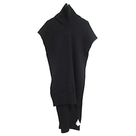 Jil Sander lange Strickweste mit hohem Ausschnitt aus Kaschmir