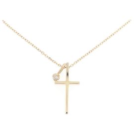Autre Marque Collana 4°C in oro giallo K10 e diamanti