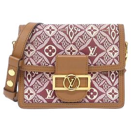 Borsa a tracolla MINI in jacquard Louis Vuitton SINCE1854 Dauphine