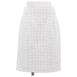 Falda Chanel Tweed P53792 en mezcla de seda