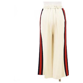 Calças de crepe Gucci