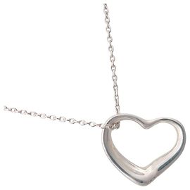 Tiffany & Co Tiffany Open Heart Halskette aus Sterlingsilber 925
