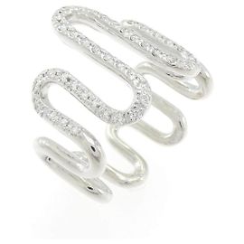 Autre Marque Anello Queen 750 in oro bianco e diamanti