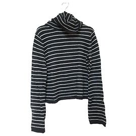 Autre Marque All Saints Rollkragenpullover aus Mohair-Mischung gestreift
