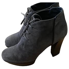 Tod's Botines de ante gris