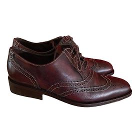 Heschung Scarpe Oxford in pelle marrone