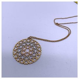 Collana Tiffany & Co. Picasso Cuore Rotondo in Oro Tricolore