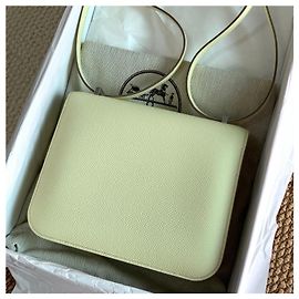 Bolsa Hermès Constance 19 Michelle Yellow