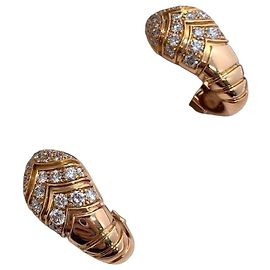 Bulgari Serpenti Diamant-Stecker Ohrringe Gold