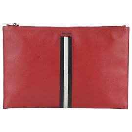 Bolsa Clutch Prada Second Bag em couro Saffiano