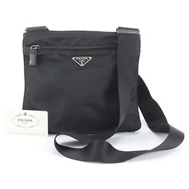 Bolsa de ombro Prada Tessuto Nylon BT0420 em couro