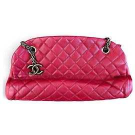 Chanel Mademoiselle Bowling Tasche rotes Lammleder — Serie 14