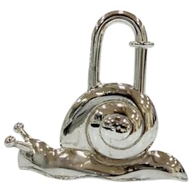 Hermès HERMES Vintage La Route Padlock Snail Metal Charm