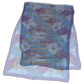 Foulard di seta blu Hermès