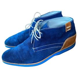 Autre Marque Botas Chukka Floris van Bommel de camurça azul