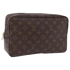 LOUIS VUITTON Monogram Trousse Toilette 28 Clutch Bag M47522 LV Auth ki6788V
