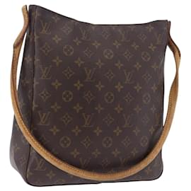 LOUIS VUITTON Monogram Looping GM Shoulder Bag M51145 LV Auth 199613