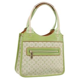 Borsa LOUIS VUITTON Monogram Mini Suck Catlin Almond Green M92931 LV Auth 198957A