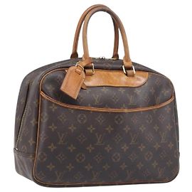 Borsa a mano LOUIS VUITTON Monogram Deauville M47270 LV Auth 200912