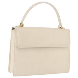 Borsa VALENTINO in pelle Avorio Oro Auth 197735