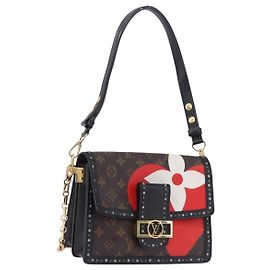 LOUIS VUITTON Monogram Game On Dauphine MM Shoulder Bag M57448 LV Auth 197519M
