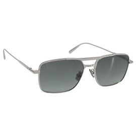 Gafas de sol Christian Dior metal Silver Auth BA15207M