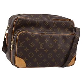 LOUIS VUITTON Monogram Nile Shoulder Bag M45244 LV Auth ka5903A