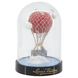 LOUIS VUITTON Bola de nieve de cristal Balloon roja LV Auth 196995