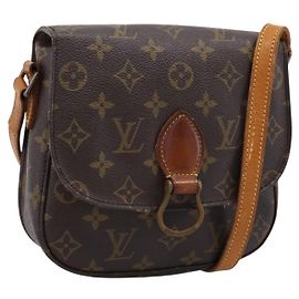 LOUIS VUITTON Monogram Saint Cloud MM Shoulder Bag M51243 LV Auth 198940