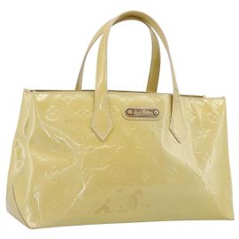 Borsa a mano LOUIS VUITTON Monogram Vernis Wilshire PM Broncorail M91452 Auth 198982
