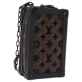 LOUIS VUITTON Monogram Tuftage Vertical Software Trunk Bag M45044 Auth ka5844M