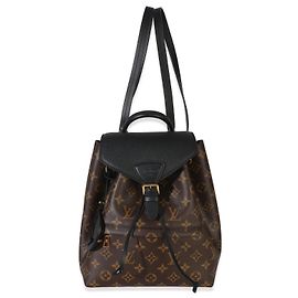 Louis Vuitton Black Monogram Canvas Montsouris PM NM