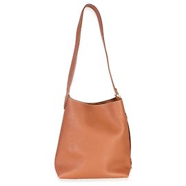 Louis Vuitton Cognac Grained Calfskin Low Key Hobo PM