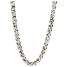 Collana a catena a spiga David Yurman in oro giallo e argento sterling