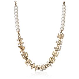 Colar Mademoiselle 2022 Chanel banhado a ouro