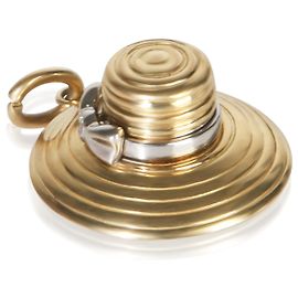 Tiffany & Co. Charm cappello da sole in oro bianco e oro giallo con diamanti