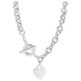 Collana con ciondolo a cuore in argento sterling Tiffany & Co.