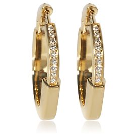 Orecchini Tiffany & Co. Model Lock Medium in oro giallo e diamanti