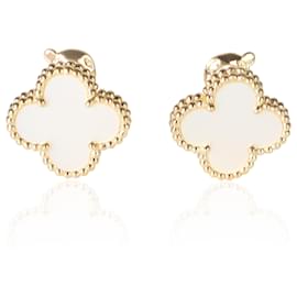 Orecchini Vintage Alhambra in oro giallo e madreperla Van Cleef & Arpels