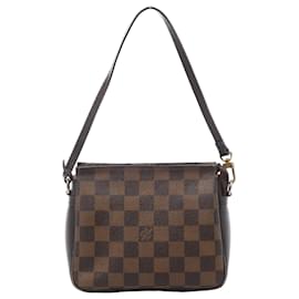 Borsa a tracolla Louis Vuitton Truth Makeup Damier Ebene in marrone N51982