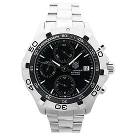 TAG Heuer Aquaracer Chrono Date CAF2110 RRZ8031 Cadran Noir Acier