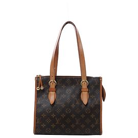 Borsa a tracolla Louis Vuitton Popancuoulou Monogram Canvas in marrone M40007