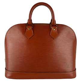 Borsa a mano Louis Vuitton Alma in pelle Epi