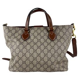 Gucci GG Supreme Brown Schultertasche