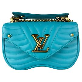 Louis Vuitton New Wave Chain Shoulder Bag in Turquoise