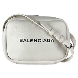 Borsa a tracolla Balenciaga in pelle bianca