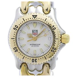 TAG HEUER Sel Professional 200M Damenuhr aus vergoldetem Stahl WG1422